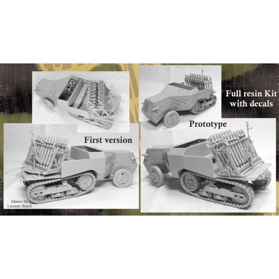 1/35 Leichter Reihenwerfer (16 Rohre) Auf Somua S307 Prototype and First version 1/35 Leichter Reihenwerfer (16 Rohre) Auf Somua S307 Prototype and First version