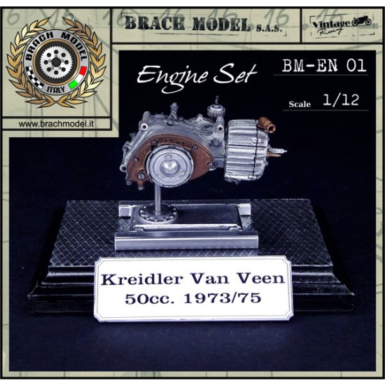 1/12 Kreidler Van Veen 50cc. 1973/75 Motorcycle Engine 1/12 Kreidler Van Veen 50cc. 1973/75 Motorcycle Engine