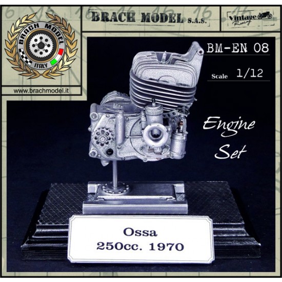 1/12 Ossa 250cc. 1970 Motorcycle Engine 1/12 Ossa 250cc. 1970 Motorcycle Engine