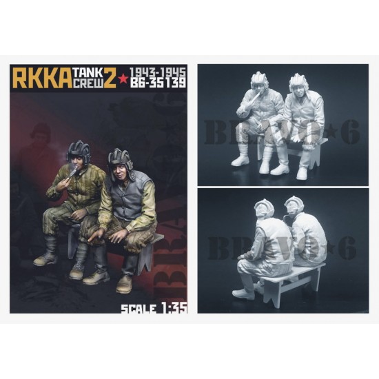 1/35 RKKA Tank Crew #2 1943-1945 (2 figures) 1/35 RKKA Tank Crew #2 1943-1945 (2 figures)