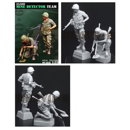 1/35 Mine Detector Team (2 figures) 1/35 Mine Detector Team (2 figures)
