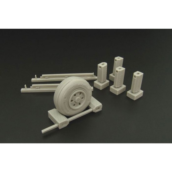 1/32 Modern US Navy Wheel Chocks 1/32 Modern US Navy Wheel Chocks