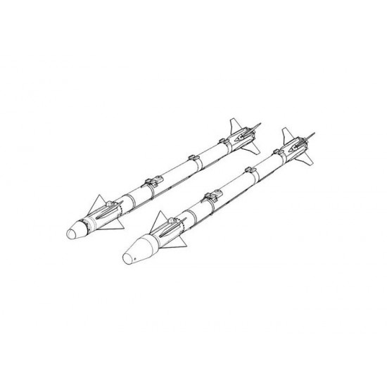1/32 AIM-9X Sidewinder AA Missiles (2pcs) 1/32 AIM-9X Sidewinder AA Missiles (2pcs)