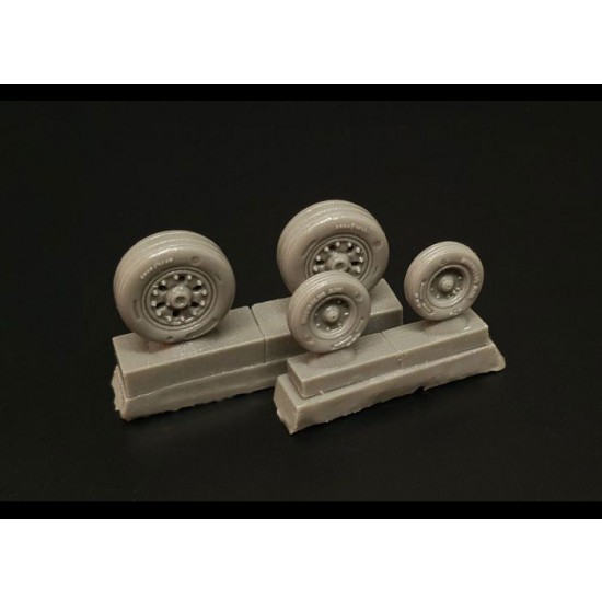 1/72 McDonnell Douglas F/A-18 C/D Hornet Wheel set 1/72 McDonnell Douglas F/A-18 C/D Hornet Wheel set
