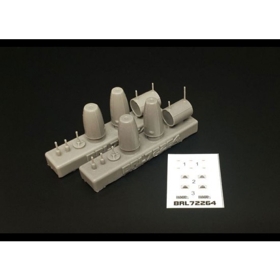 1/72 Mk77 Napalm Tank (2pcs) 1/72 Mk77 Napalm Tank (2pcs)