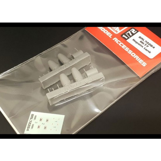 1/72 Mk77 Napalm Tank (2pcs) 1/72 Mk77 Napalm Tank (2pcs)