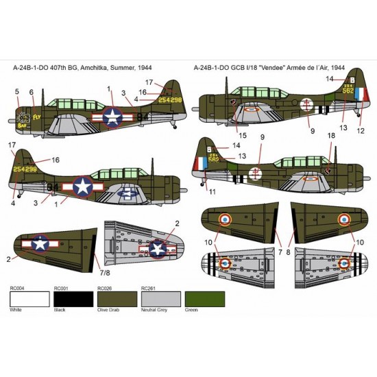 1/144 Douglas A-24 Banshee 1/144 Douglas A-24 Banshee