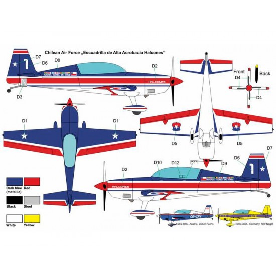 1/48 Extra Ea300L Four-Blade Propeller Plastic Construction kit 1/48 Extra Ea300L Four-Blade Propeller Plastic Construction kit