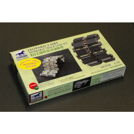 1/35 German Leopard II MBT Workable Track Link Set 1/35 German Leopard II MBT Workable Track Link Set