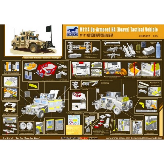 1/35 M1114 Up-Armoured HA (Heavy) Tactical Vehicle 1/35 M1114 Up-Armoured HA (Heavy) Tactical Vehicle
