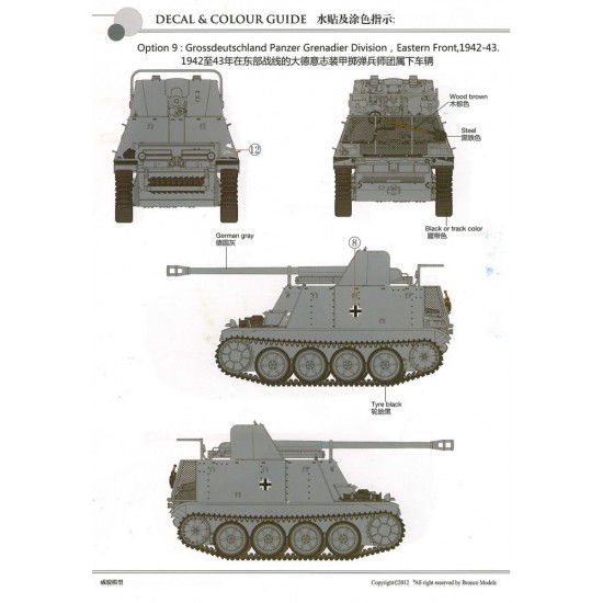 1/35 German SdKfz.132 Panzerjager II fuer 7.62cm PaK36 Marder IID 1/35 German SdKfz.132 Panzerjager II fuer 7.62cm PaK36 Marder IID