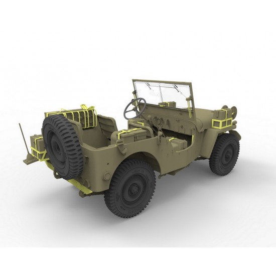 1/35 British Recce and Signals Light Truck (2 kits) w/Crews (5 figures) 1/35 British Recce and Signals Light Truck (2 kits) w/Crews (5 figures)