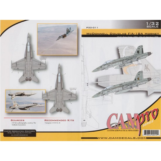 Decals for 1/32 F/A-18A Hornet VFA-27 VFA-137 Royal Maces 1993 Decals for 1/32 F/A-18A Hornet VFA-27 VFA-137 Royal Maces 1993