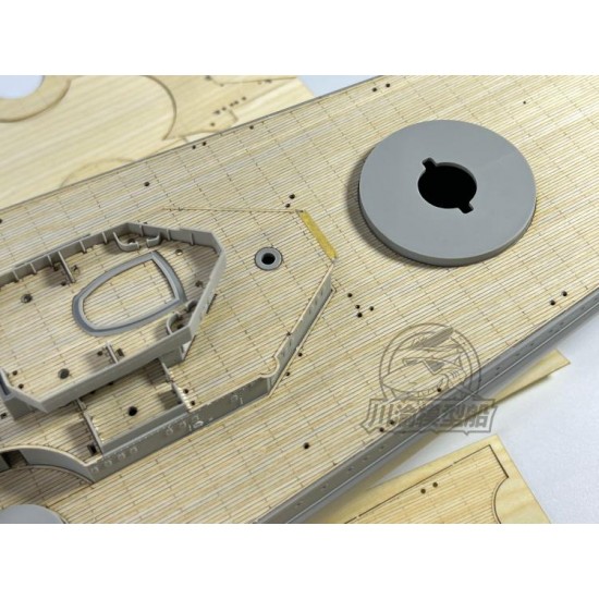 1/200 German Gneisenau Battleship Wooden Deck set for Trumpeter #03714 1/200 German Gneisenau Battleship Wooden Deck set for Trumpeter #03714