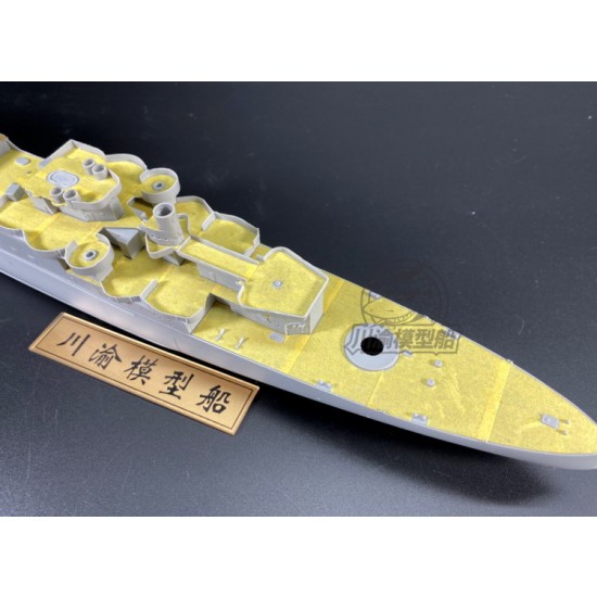 1/350 USS Indianapolis (CA-35) Wooden Deck & Paint Masking for Trumpeter kits #05327 1/350 USS Indianapolis (CA-35) Wooden Deck & Paint Masking for Trumpeter kits #05327