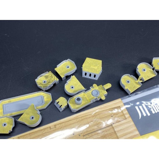 1/350 Des Moines Class Cruiser Salem CA-139 Wooden Deck & Masking for Very Fire #VF350919 1/350 Des Moines Class Cruiser Salem CA-139 Wooden Deck & Masking for Very Fire #VF350919