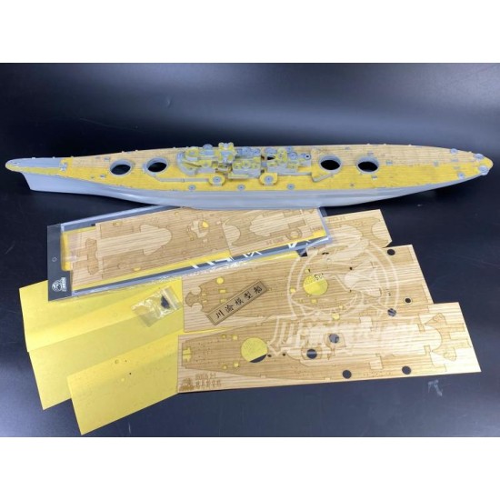 1/350 USS Louisiana (BB-19) Wooden Deck & Paint Masking for Very Fire kit #350914 1/350 USS Louisiana (BB-19) Wooden Deck & Paint Masking for Very Fire kit #350914