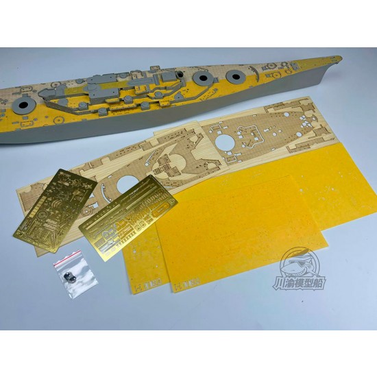 1/350 USS Iowa Lowa Battleships Wooden Deck, Masking, PE x2 for Trumpeter 86517 1/350 USS Iowa Lowa Battleships Wooden Deck, Masking, PE x2 for Trumpeter 86517