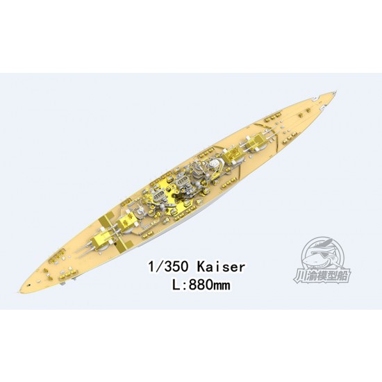 1/350 Kaiser Wilhelm II H42 Super Anti-Aircraft Battleships Warship Kit 1/350 Kaiser Wilhelm II H42 Super Anti-Aircraft Battleships Warship Kit