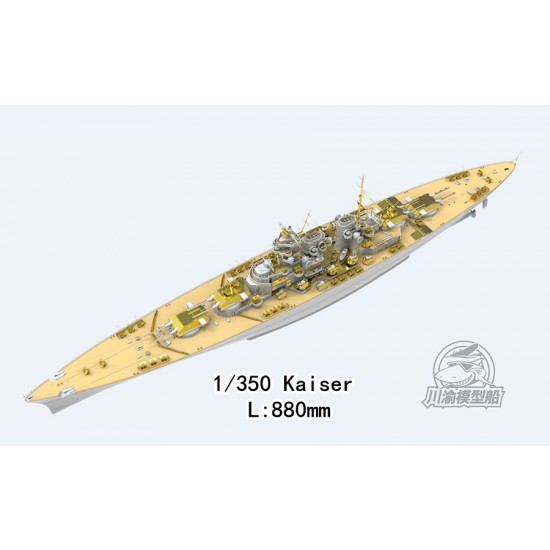 1/350 Kaiser Wilhelm II H42 Super Anti-Aircraft Battleships Warship Kit 1/350 Kaiser Wilhelm II H42 Super Anti-Aircraft Battleships Warship Kit