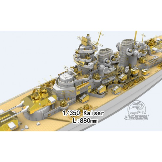 1/350 Kaiser Wilhelm II H42 Super Anti-Aircraft Battleships Warship Kit 1/350 Kaiser Wilhelm II H42 Super Anti-Aircraft Battleships Warship Kit