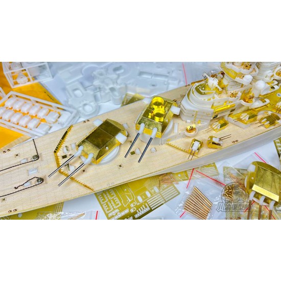 1/350 Kaiser Wilhelm II H42 Super Anti-Aircraft Battleships Warship Kit 1/350 Kaiser Wilhelm II H42 Super Anti-Aircraft Battleships Warship Kit