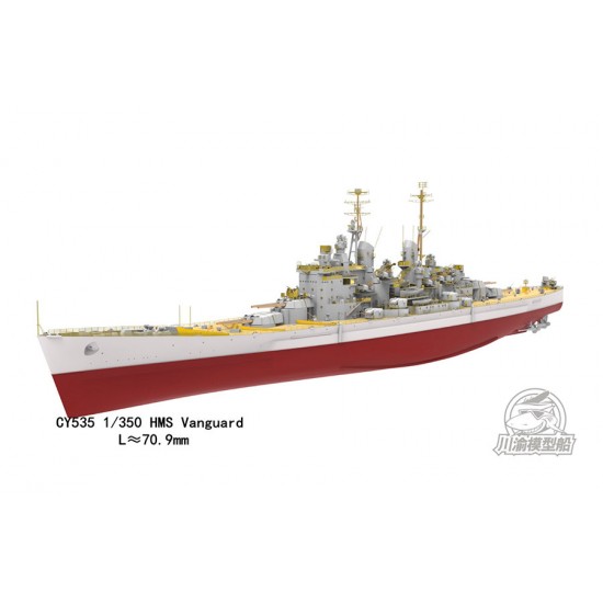 1/350 HMS Vanguard Battleships Assembly Kit 1/350 HMS Vanguard Battleships Assembly Kit