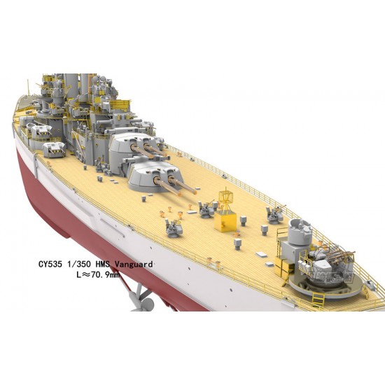 1/350 HMS Vanguard Battleships Assembly Kit 1/350 HMS Vanguard Battleships Assembly Kit