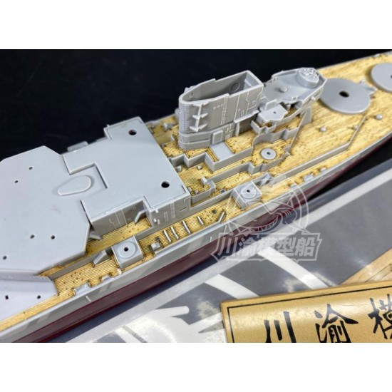 1/700 USS Wisconsin BB-64 Wooden Deck for Trumpeter kits #05706 1/700 USS Wisconsin BB-64 Wooden Deck for Trumpeter kits #05706