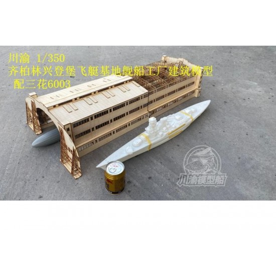 1/350 Zeppelin Q Class Airship Factory Dock for Takom kit 6003 1/350 Zeppelin Q Class Airship Factory Dock for Takom kit 6003