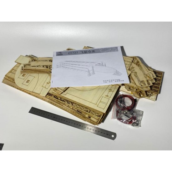 1/350 Zeppelin Q Class Airship Factory Dock for Takom kit 6003 1/350 Zeppelin Q Class Airship Factory Dock for Takom kit 6003