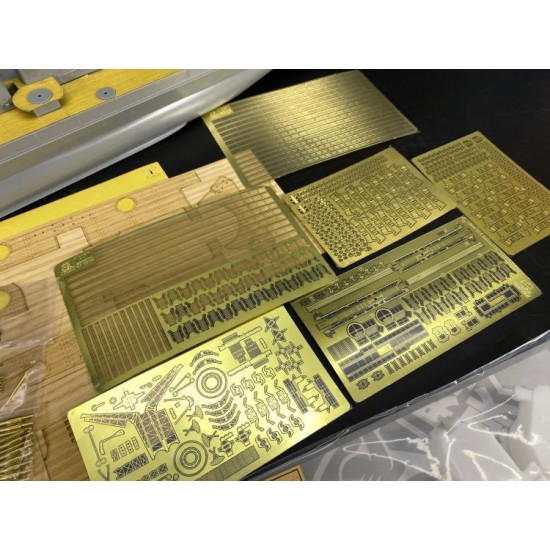 1/350 USS Louisiana (BB-19) Wooden Deck Super Detail Set for Very Fire kit #VF350914 1/350 USS Louisiana (BB-19) Wooden Deck Super Detail Set for Very Fire kit #VF350914