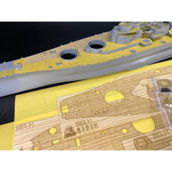 1/350 USS Louisiana (BB-19) Wooden Deck Super Detail Set for Very Fire kit #VF350914 1/350 USS Louisiana (BB-19) Wooden Deck Super Detail Set for Very Fire kit #VF350914
