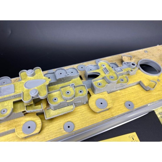 1/350 USS Louisiana (BB-19) Wooden Deck Super Detail Set for Very Fire kit #VF350914 1/350 USS Louisiana (BB-19) Wooden Deck Super Detail Set for Very Fire kit #VF350914
