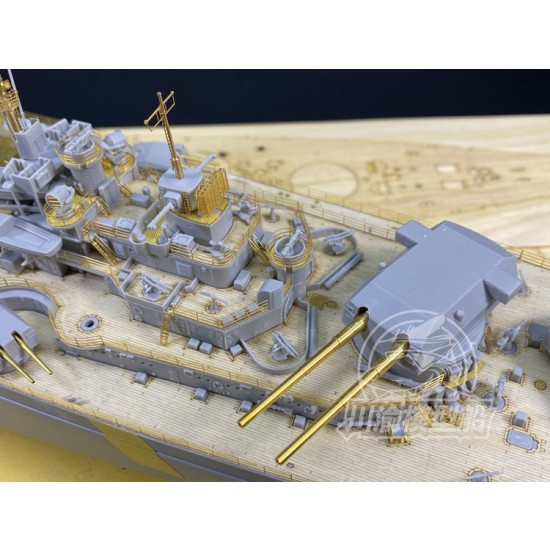 1/350 German Battleship Bismarck Super Detail Set for Trumpeter kits #05358 1/350 German Battleship Bismarck Super Detail Set for Trumpeter kits #05358