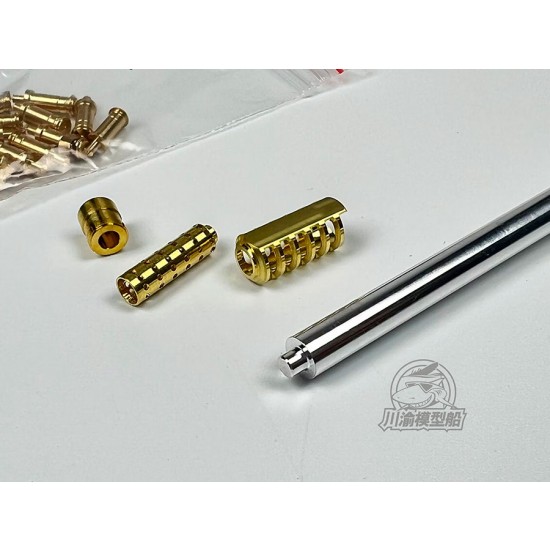 1/35 ZTL-11 Armored Vehicle Metal Muzzle Brake Inner Gun Barrel for Trumpeter 05543, 05567 1/35 ZTL-11 Armored Vehicle Metal Muzzle Brake Inner Gun Barrel for Trumpeter 05543, 05567
