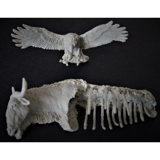 1/35 (54mm Scale) Vulture with Gnu Remains 1/35 (54mm Scale) Vulture with Gnu Remains