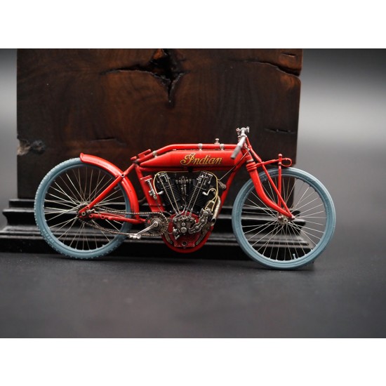 1/24 75mm Indian Racer 8-valve Motorcycle with Figure 1/24 75mm Indian Racer 8-valve Motorcycle with Figure
