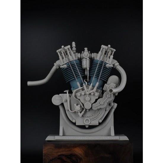 1/6 Indian Racer 8-valve Motorcycle Engine 1/6 Indian Racer 8-valve Motorcycle Engine