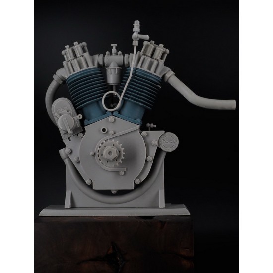 1/6 Indian Racer 8-valve Motorcycle Engine 1/6 Indian Racer 8-valve Motorcycle Engine