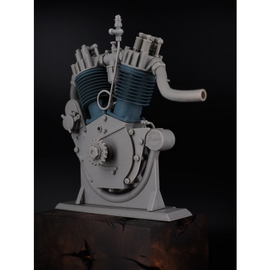 1/6 Indian Racer 8-valve Motorcycle Engine 1/6 Indian Racer 8-valve Motorcycle Engine