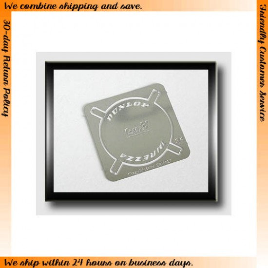 Photoetch for 1/24 Tyre Paint Template (B) for DUNLOP Photoetch for 1/24 Tyre Paint Template (B) for DUNLOP