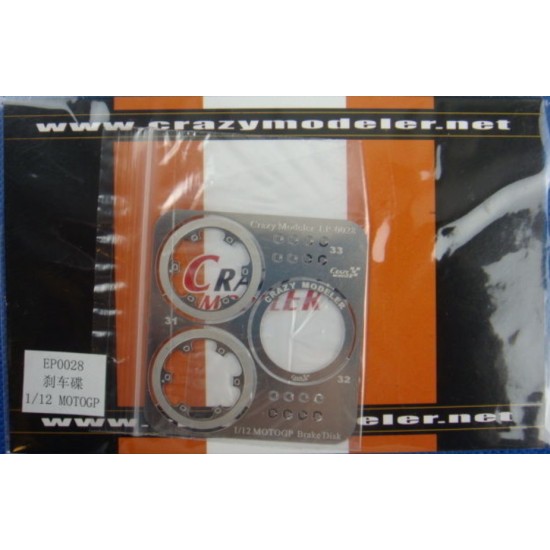 Photoetch - 1/12 MotoGp Brake Discs Photoetch - 1/12 MotoGp Brake Discs