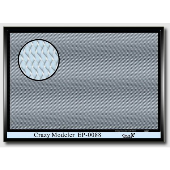 Photoetch - General Use Mesh (Intersecting Rhombic) Photoetch - General Use Mesh (Intersecting Rhombic)