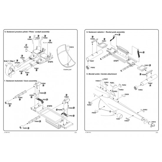 1/48 Modern US AH-6F/J Little Bird (Attack)Version Conversion & Weapon Set for Academy kit 1/48 Modern US AH-6F/J Little Bird (Attack)Version Conversion & Weapon Set for Academy kit