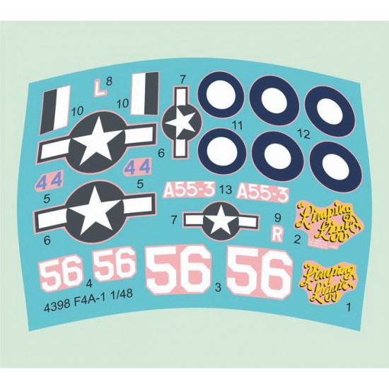 1/48 F-4A-1 Reconnaissance Lightning Conversion Set for P-38F/G kits 1/48 F-4A-1 Reconnaissance Lightning Conversion Set for P-38F/G kits