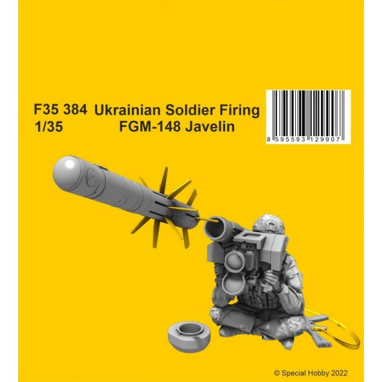 1/35 Ukrainian Soldier Firing FGM-148 Javelin 1/35 Ukrainian Soldier Firing FGM-148 Javelin