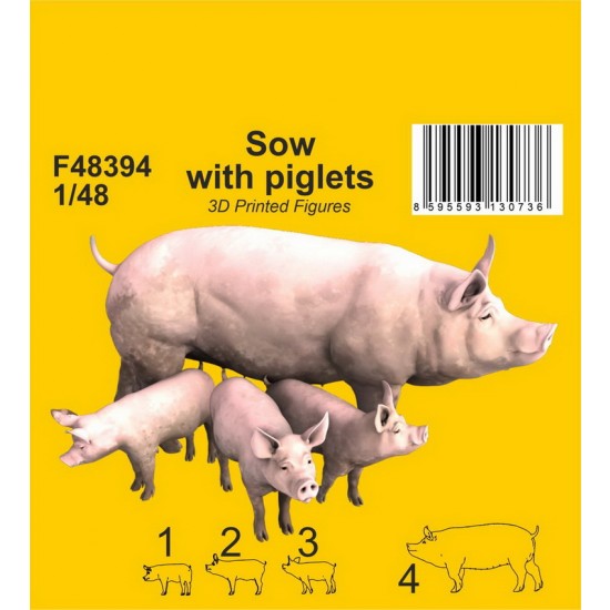 1/48 Sow with Piglets 1/48 Sow with Piglets