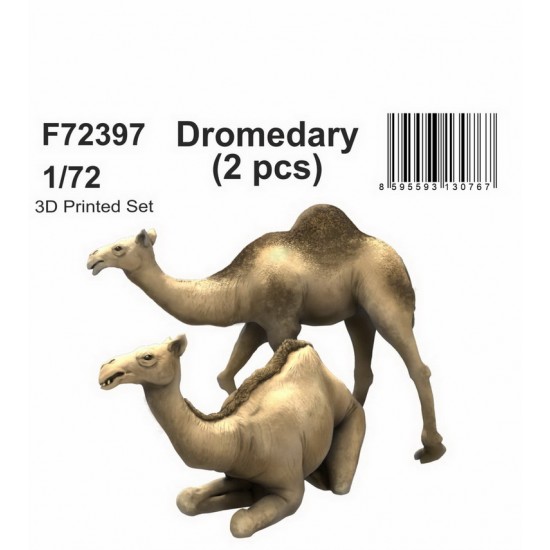 1/72 Dromedary Mini Animal (2pcs) 1/72 Dromedary Mini Animal (2pcs)