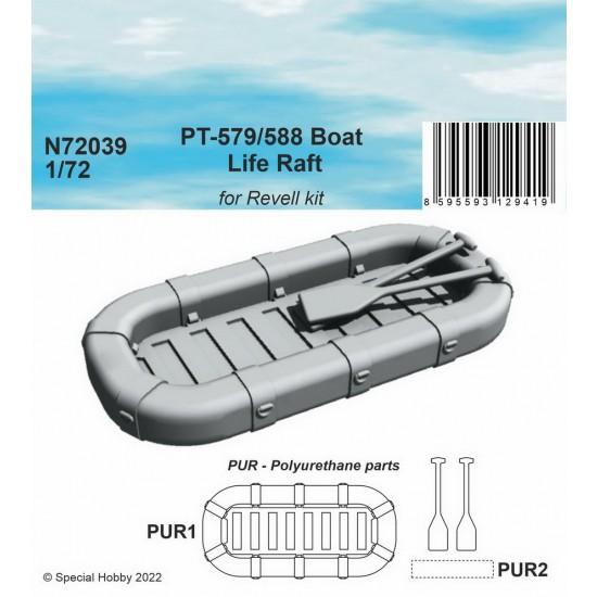 1/72 PT-579/588 Boat Life Raft 1/72 PT-579/588 Boat Life Raft